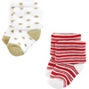 image:imageHudson Baby Unisex Baby Cotton Rich Newborn and Terry Socks12 Days of Christmas Girl