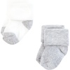 image:imageHudson Baby Unisex Baby Cotton Rich Newborn and Terry SocksBlue Green Heel Toe