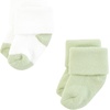 image:imageHudson Baby Unisex Baby Cotton Rich Newborn and Terry SocksBlue Green Heel Toe