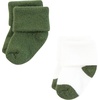image:imageHudson Baby Unisex Baby Cotton Rich Newborn and Terry SocksBlue Green Heel Toe