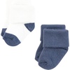 image:imageHudson Baby Unisex Baby Cotton Rich Newborn and Terry SocksBlue Green Heel Toe