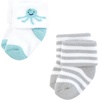 image:imageHudson Baby Unisex Baby Cotton Rich Newborn and Terry SocksSea Characters
