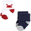 image:imageHudson Baby Unisex Baby Cotton Rich Newborn and Terry SocksSea Characters