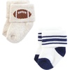 image:imageHudson Baby Unisex Baby Cotton Rich Newborn and Terry SocksSports Stripes