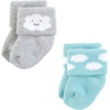 image:imageHudson Baby Unisex Baby Cotton Rich Newborn and Terry SocksSunshine and Clouds