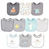 image:imageHudson Baby Unisex Baby Cotton Bibs Popsicle One SizeBest Friends