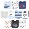 image:imageHudson Baby Unisex Baby Cotton Bibs Popsicle One SizeBoy Whale Shark