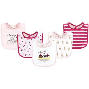image:imageHudson Baby Unisex Baby Cotton Bibs Popsicle One SizeBanana Split