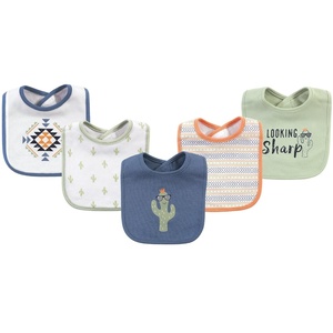image:imageHudson Baby Unisex Baby Cotton Bibs Popsicle One SizeCactus