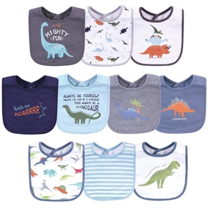 image:imageHudson Baby Unisex Baby Cotton Bibs Popsicle One SizeDino