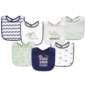 image:imageHudson Baby Unisex Baby Cotton Bibs Popsicle One SizeDinosaur Explorer