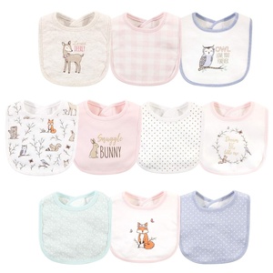 image:imageHudson Baby Unisex Baby Cotton Bibs Popsicle One SizeEnchanted Forest