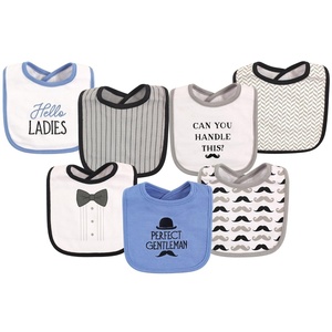image:imageHudson Baby Unisex Baby Cotton Bibs Popsicle One SizeGentlemen