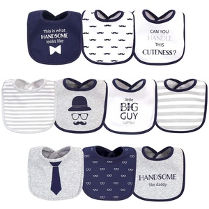 image:imageHudson Baby Unisex Baby Cotton Bibs Popsicle One SizeHandsome Like Daddy