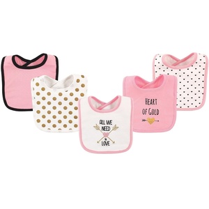 image:imageHudson Baby Unisex Baby Cotton Bibs Popsicle One SizeHeart