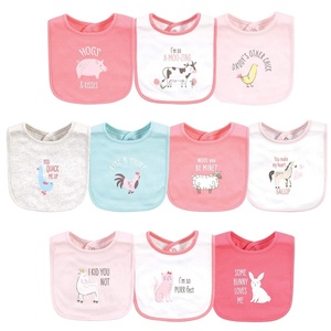 image:imageHudson Baby Unisex Baby Cotton Bibs Popsicle One SizeHogs and Kisses