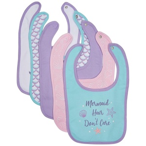 image:imageHudson Baby Unisex Baby Cotton Bibs Popsicle One SizeMermaid