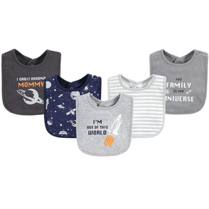 image:imageHudson Baby Unisex Baby Cotton Bibs Popsicle One SizeOuter Space