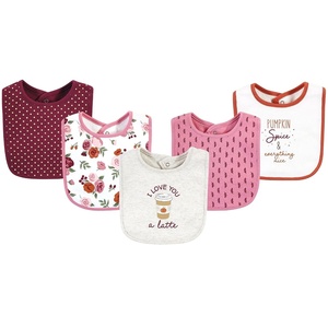 image:imageHudson Baby Unisex Baby Cotton Bibs Popsicle One SizePumpkin Spice