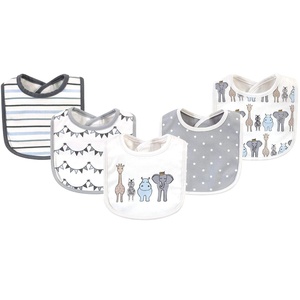 image:imageHudson Baby Unisex Baby Cotton Bibs Popsicle One SizeRoyal Safari
