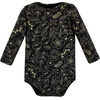 image:imageHudson Baby Baby Girls Cotton Longsleeve Bodysuits 3packBuffalo Plaid Gold
