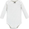 image:imageHudson Baby Baby Girls Cotton Longsleeve Bodysuits 3packBuffalo Plaid Gold