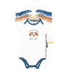 image:imageHudson Baby Infant Boys Cotton Bodysuits 5Pack Ruff Being Cute Dog Newborn