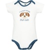 image:imageHudson Baby Infant Boys Cotton Bodysuits 5Pack Ruff Being Cute Dog Newborn