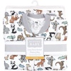 image:imageHudson Baby Unisex Baby Premium Quilted Long Sleeve Sleeping Bag and Wearable BlanketAnimales Del Zoolgico