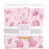 image:imageHudson Baby Unisex Baby Premium Quilted Long Sleeve Sleeping Bag and Wearable BlanketRosa Azul Marino Floral