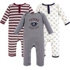 image:imageHudson Baby unisexchild Cotton CoverallsFootball