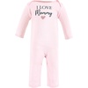 image:imageHudson Baby unisexchild Cotton CoverallsGirl Mommy Pink Navy