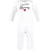 image:imageHudson Baby unisexchild Cotton CoverallsGirl Mommy Red Black