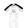 image:imageHudson Baby unisexchild Cotton CoverallsGirl Mommy Red Black