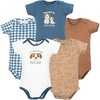 image:imageHudson Baby Infant Boys Cotton Bodysuits 5Pack Ruff Being Cute Dog Newborn