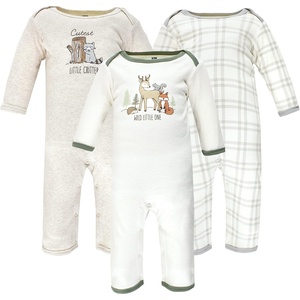 image:imageHudson Baby unisexchild Cotton CoverallsForest Deer