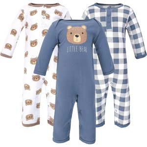 image:imageHudson Baby unisexchild Cotton CoverallsLittle Bear