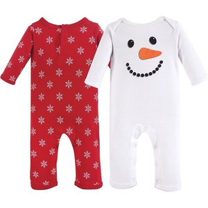 image:imageHudson Baby unisexchild Cotton CoverallsSnowman
