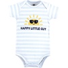 image:imageHudson Baby Infant Boy Cotton Bodysuits Happy Little Guy 912 Months