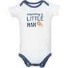image:imageHudson Baby Infant Boys Cotton Bodysuits 5Pack Roarsome Little Lion 69 Months