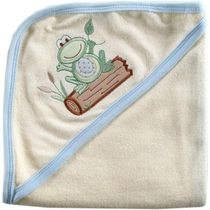image:imageTouched by Nature Organic Cotton Hooded Towel Blue