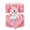 image:imageHudson Baby Unisex Baby Plush Blanket with Security Blanket Fox One Size Pack of 3