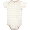 image:imageHudson Baby Infant Boy Cotton Bodysuits Burgundy Beige Suspender 1824 Months