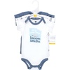 image:imageHudson Baby Infant Boy Cotton Bodysuits Jawsome Little Bro 69 Months