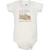 image:imageHudson Baby Infant Boys Cotton Bodysuits 5Pack Beige Safari 912 Months