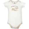 image:imageHudson Baby Infant Boys Cotton Bodysuits 5Pack Beige Safari 912 Months