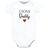image:imageHudson Baby Unisex Baby Cotton Bodysuits 5 PieceGirl Daddy Red Black