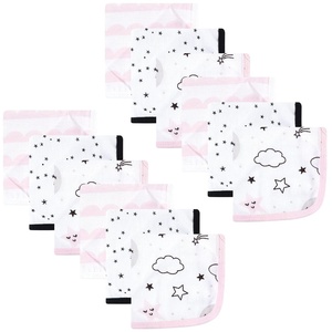 image:imageHudson Baby Unisex Baby Cotton Muslin Washcloths Rose One SizeDreamer