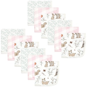image:imageHudson Baby Unisex Baby Cotton Muslin Washcloths Rose One SizeEnchanted Forest
