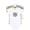 image:imageHudson Baby Baby Girls 3pc Cotton BodysuitsBe Happy Floral